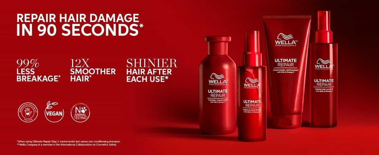 Ultimate Repair by Wella Professionals: Repair all hair damage in 90 seconds