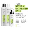 Nioxin Scalp + Hair Thickening System 2 for Natural Hair with Progressed Thinning, Loyalty Kit