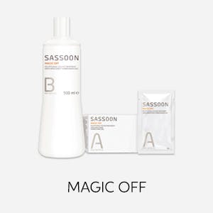 MAGIC OFF Exceptional pre-colour treatment - gently cleans out some of the old colour and preparing the hair for new colour
