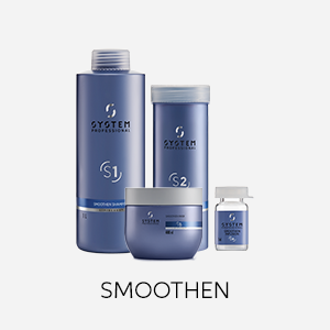 System Professional Smoothen care line for curly hair for dedicated care for every hair texture