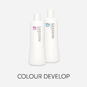 COLOUR DEVELOP Precisely helps Sassoon colour products to develop and provide the best possible consistency for easy application and rinsing